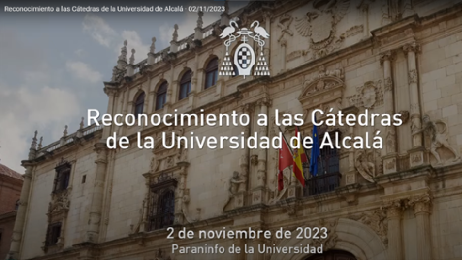 Acto de reconocimiento de Cátedras de la Universidad de Alcalá 2023