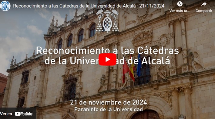 Acto de reconocimiento de Cátedras de la Universidad de Alcalá 2024